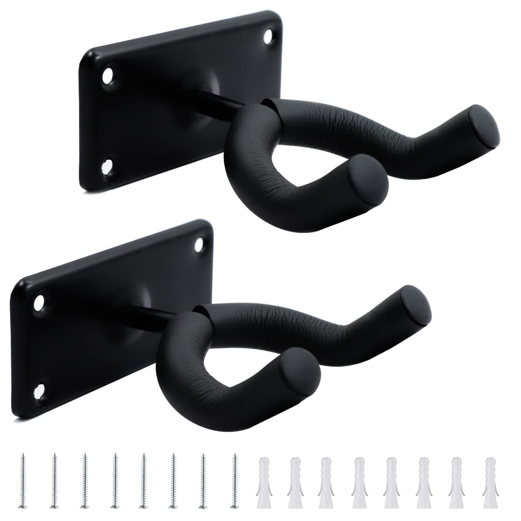 FABTEASQ Skateboard Hanger Skateboard Hooks for Wall Longboard Holder Longboard Wall Mount Hangers for Electric Skateboard，Guitar ，Snowboards2 Pack