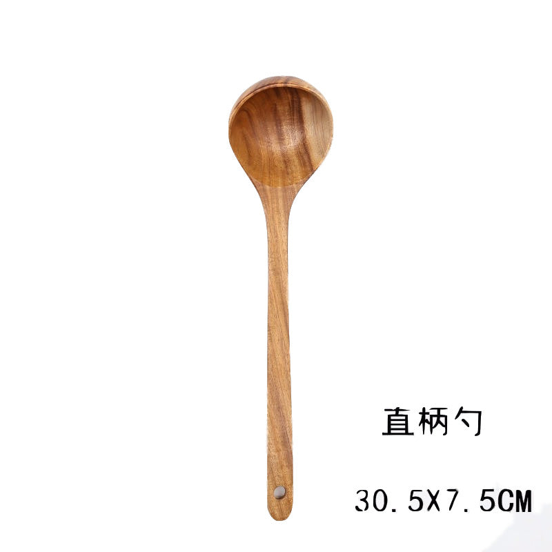 Japanese Non-Stick Wooden Spatula and Spoon Set