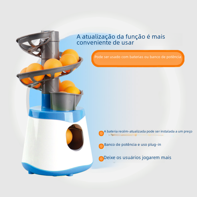Automatic Table Tennis Ball Machine for Kids