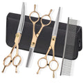 Grooming Kit for Dogs at Home Fcysy Hair Scissors Thinning Shears Set for Dog Cat Pet Grooming Curved Grooming Scissors Cat Trimming Scissors Tijeras para Cortar Pelo De Perros Pet Grooming Tools