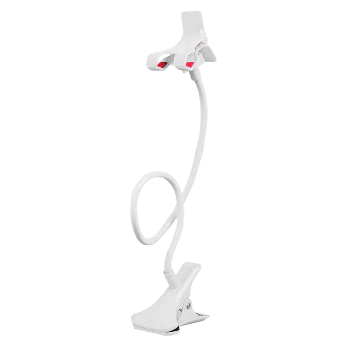 Gooseneck Phone Holder Multifunctional Long Arm Clip Clamp Flexible Lazy Arm Phone Holder for Bed Multipurpose Overhead Long Arm Mount Stand