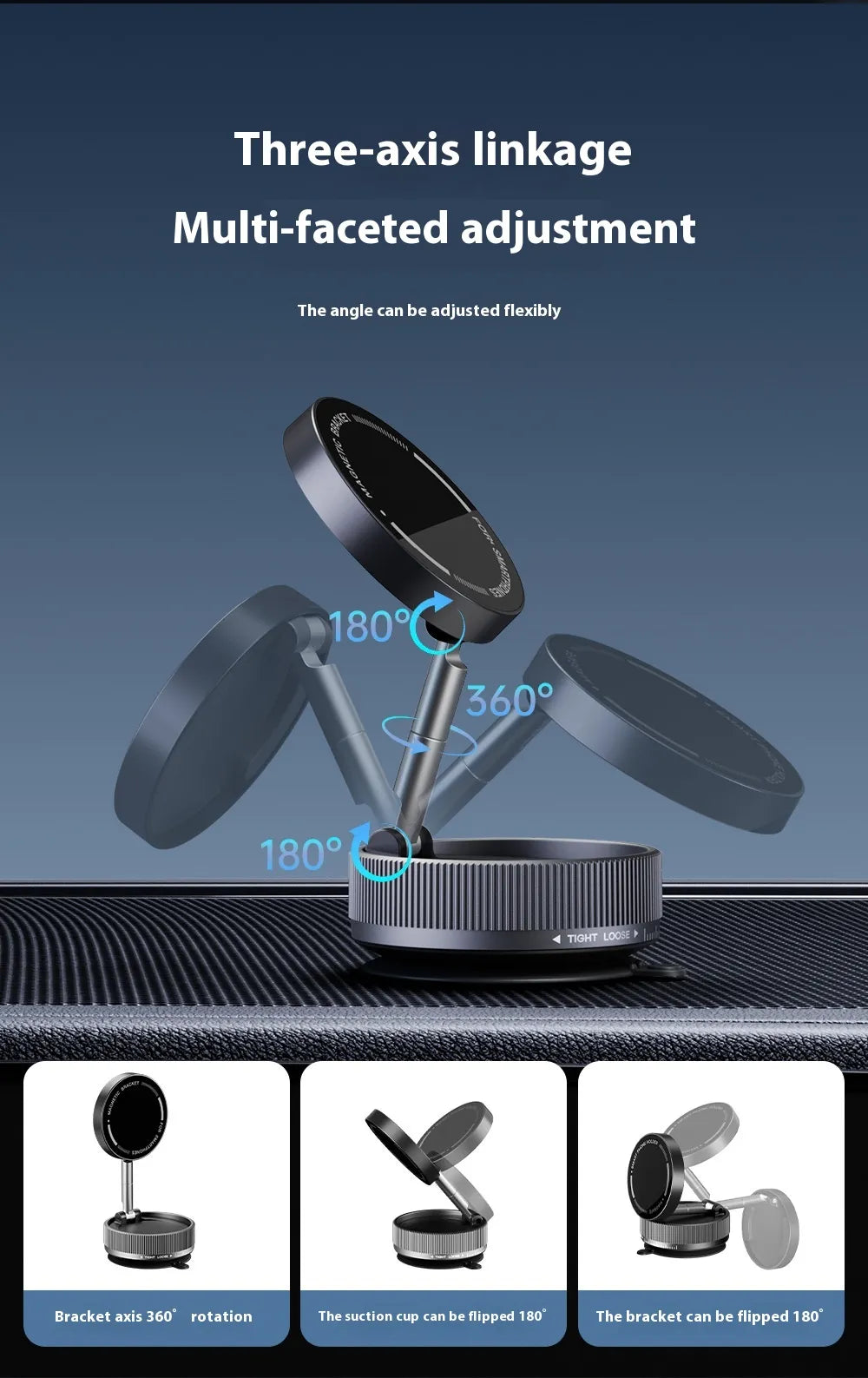 Vacuum Magnetic Phone Holder