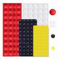 Bump Dots for Visually Impaired 165 Pcs Combo Pack(4 Colors) - Low Vision Aids Braille Stickers Raised Tactile Dots for Elderly Blind