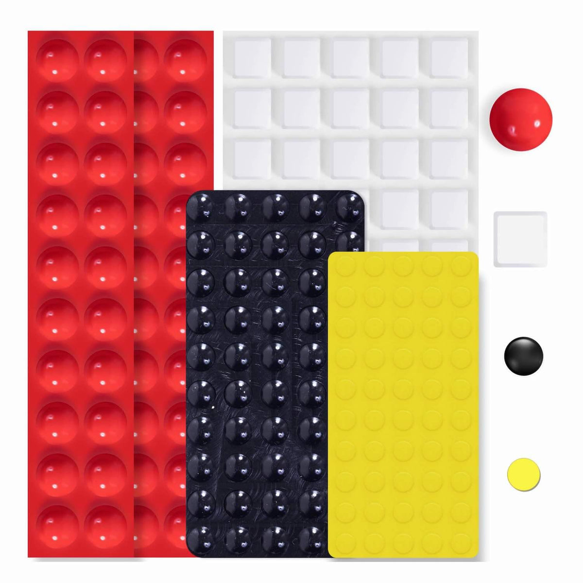 Bump Dots for Visually Impaired 165 Pcs Combo Pack(4 Colors) - Low Vision Aids Braille Stickers Raised Tactile Dots for Elderly Blind