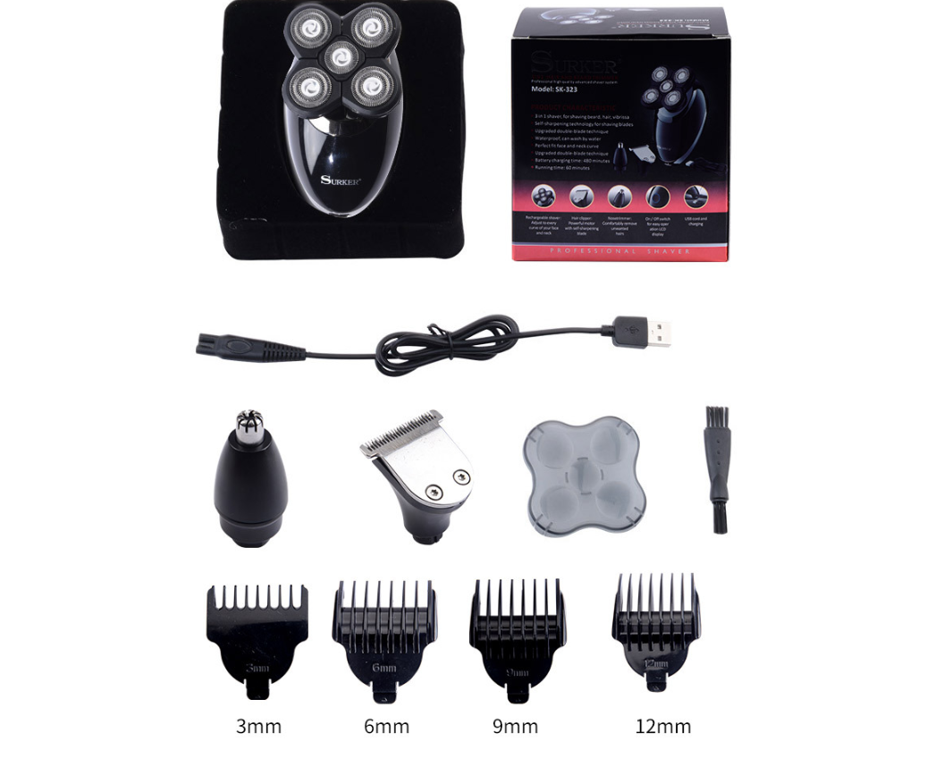 3-in-1 Men's Shaver by Xuke