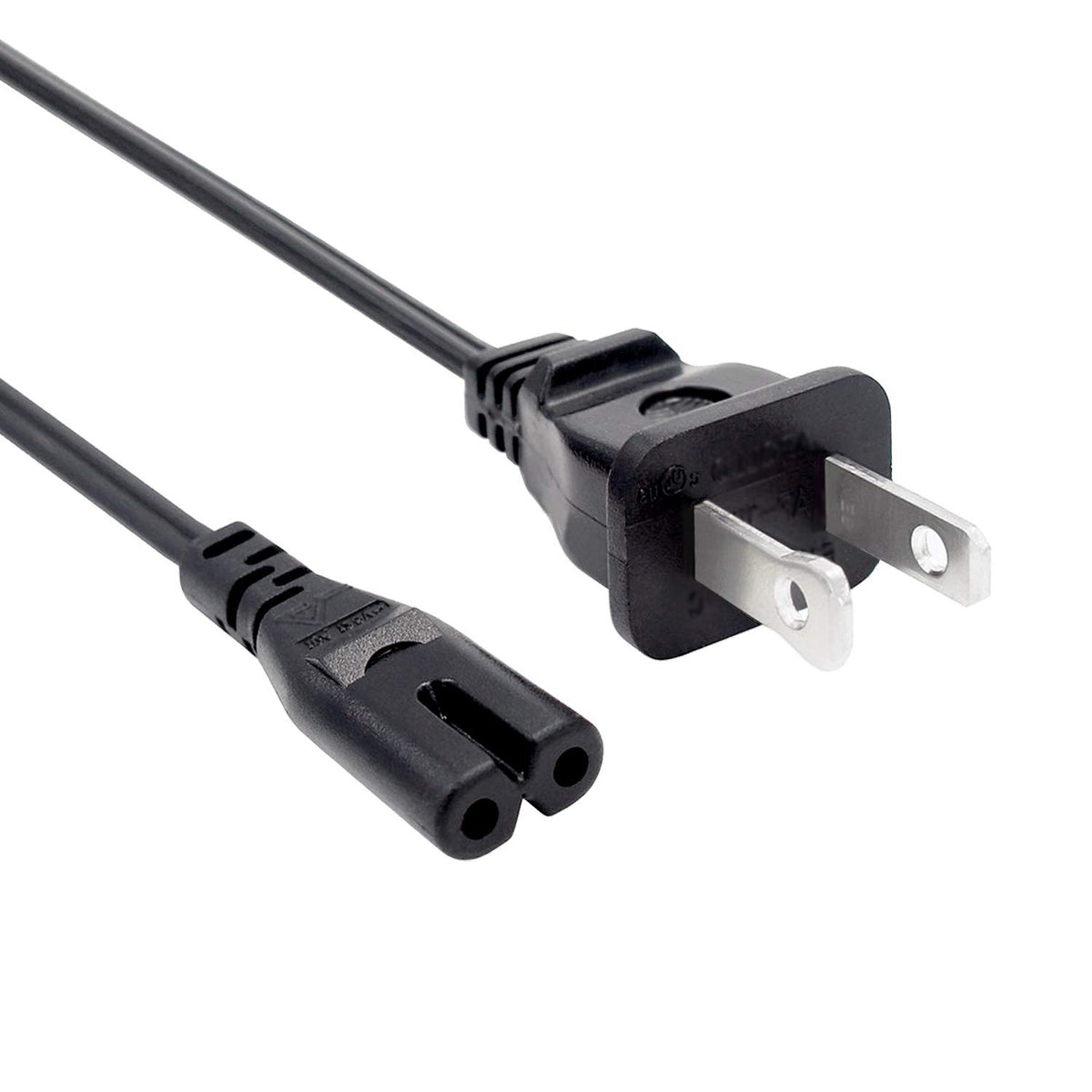 Power Cord Replacement for HP Tango X Smart Home Printer 2 Prong 8Ft Power Cord AC Cable