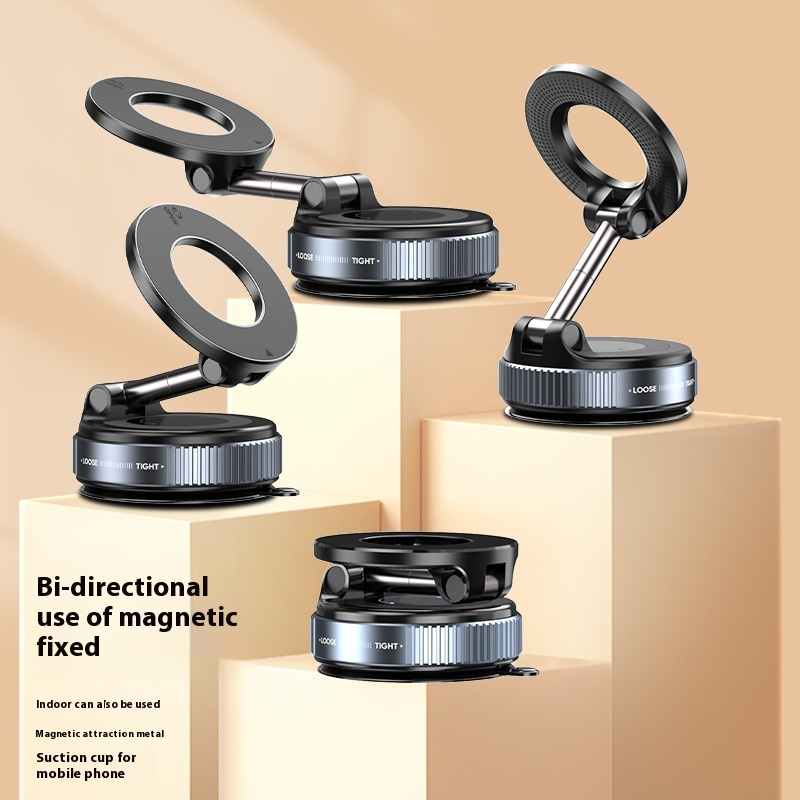 Vacuum Magnetic Car Phone Holder