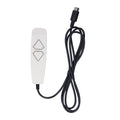 LiebeWH Lift Chair Remote Control Replacement Universal Two Button 5 Pin ABS Recliner Remote Control Hand Controller Replacement for Electric Power Recliners