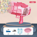 40-Hole Automatic Light-Up Bubble Machine for Outdoors