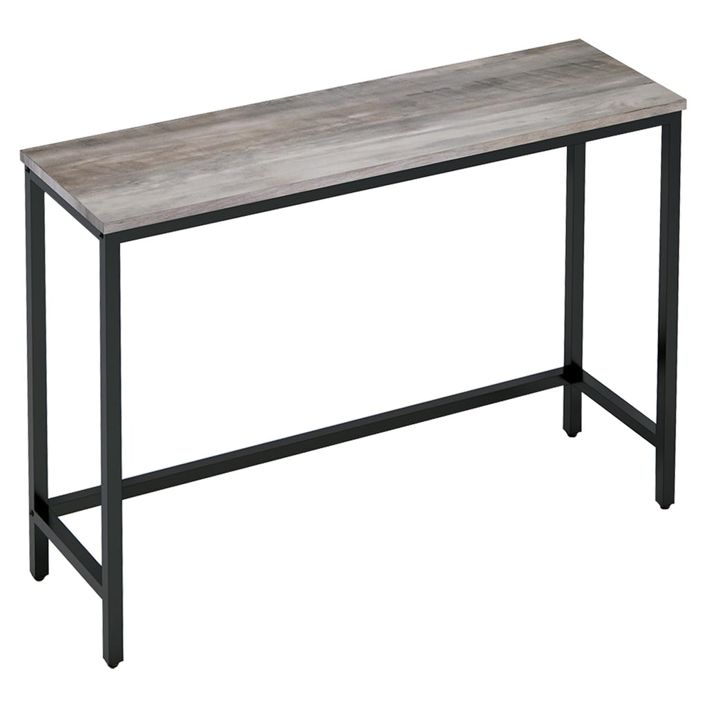 Timberer 39.4” Console Table Hallway Entrance Table Sofa Table Behind Couch for Living Room Entryway Easy Assembly Accent Table Grey