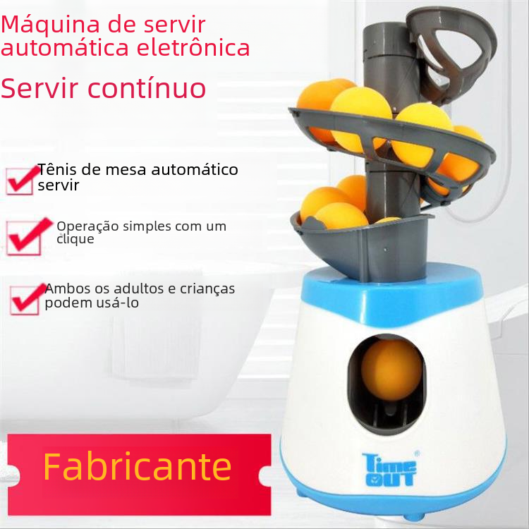 Automatic Table Tennis Ball Machine for Kids
