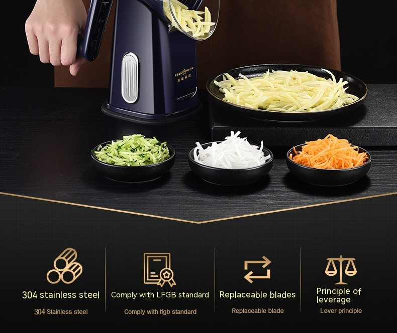 Multi-Function Hand Roller Veggie Chopper